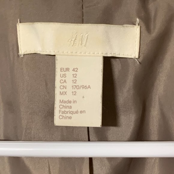 H&M | Women's Size 12 Pea Coat - Picture 3 of 8